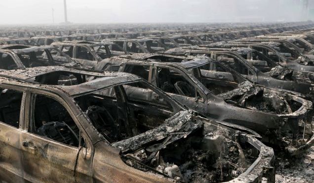 Photos from the aftermath of the devastating Tianjin explosion
