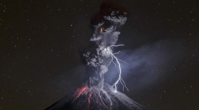 Lava + Ash + Lightning = the Perfect Volcano Photo