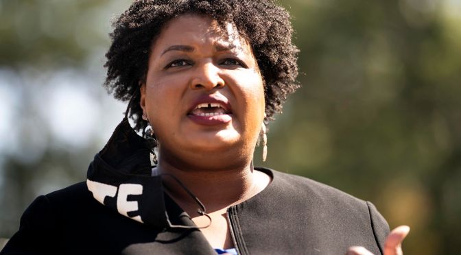 Stacy Abrams Calls Out GOP Voting Efforts as ‘Racist’ and ‘Redux of Jim Crow in a Suit and Tie’